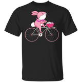 Bunny Riding Bicycle Easter Eggs Funny Easter Gifts Youth T-Shirt - Macnystore