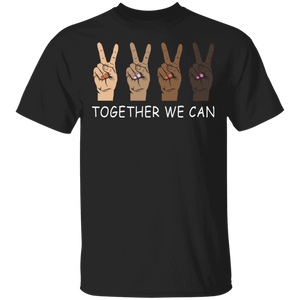 Together We Can Cool American Sign Language Juneteeth Pride Black Gifts T-Shirt - Macnystore