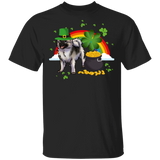 Leprechaun Keeshond Dog Lover St Patrick's Day Gifts T-Shirt - Macnystore