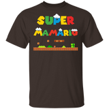 Super Mamario Funny Gamer Nerd Mushroom T-Shirt - Macnystore