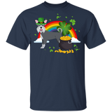 Leprechaun Schnauzer Dog Lover St Patrick's Day Gifts Youth T-Shirt - Macnystore