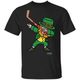 Ice Hockey Dabbing Leprechaun Ice Hockey St Patrick's Day Gifts T-Shirt - Macnystore