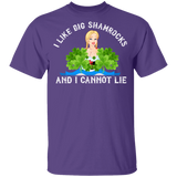 I Like Big Shamrock And I Cannot Lie St Patrick's Day Gifts Youth T-Shirt - Macnystore