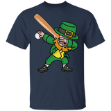 Baseball Dabbing Leprechaun Baseball St Patrick's Day Gifts T-Shirt - Macnystore