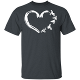 Biker Funny Biker As A Heart Shirt Matching Biker Motorcyclist Motorcycle Dirt Bike Riders Lover Gifts T-Shirt - Macnystore