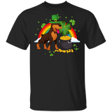 Leprechaun Dobermann Dog Lover St Patrick's Day Gifts T-Shirt - Macnystore