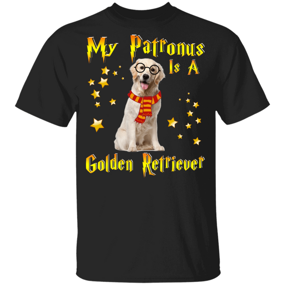 My Patronus Is A Golden Retriever Magical Pet Dog Youth T-Shirt - Macnystore