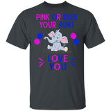 Keeper Of The Gender Pink or Blue Aunt Loves You Elephant T-Shirt - Macnystore