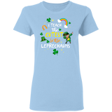 I Teach The Cutest Little Leprechaun Teacher St Patricks Day Ladies T-Shirt - Macnystore