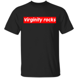 Super Cool Virginity Rocks Funny Rock Star Music Lover Youth T-Shirt - Macnystore