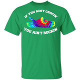 If You Ain't Crocin' You Ain't Rockin' Croc Tie Dye Youth Shirt - Macnystore