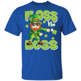 Leprechaun Floss Like A Boss Funny Shenanigator Patricks Day T-Shirt - Macnystore