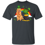 Leprechaun Golden Retriever Dog Lover St Patrick's Day Gifts T-Shirt - Macnystore