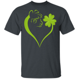 Dabbing Shamrock Horse Heart St Patrick's Day Irish Gifts T-Shirt - Macnystore