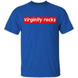 Super Cool Virginity Rocks Funny Rock Star Music Lover Youth T-Shirt - Macnystore