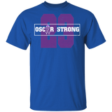 Oscar Strong Purple Ribbon Oskar Football Lover Player Cancer Awareness Gifts T-Shirt - Macnystore