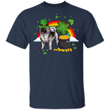 Leprechaun Keeshond Dog Lover St Patrick's Day Gifts T-Shirt - Macnystore