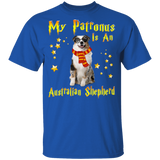 My Patronus Is An Australian Shepherd Magical Australian Shepherd Pet Youth T-Shirt - Macnystore