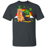 Leprechaun Golden Retriever Dog Lover St Patrick's Day Gifts Youth T-Shirt - Macnystore