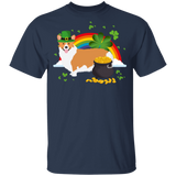 Leprechaun Corgi Dog Lover St Patrick's Day Gifts Youth T-Shirt - Macnystore
