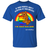 LGBT Pride Free Dad Hugs Awesome Bear I'm Your Dad Now Cool Bear T-Shirt - Macnystore