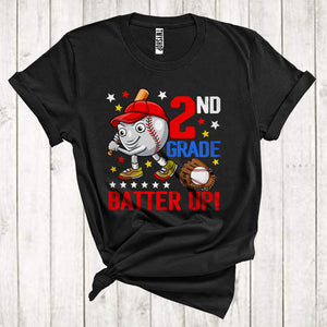 MacnyStore - 2nd Grade Batter Baseball Cute Ball Kids Sport Player Lover Back To School T-Shirt