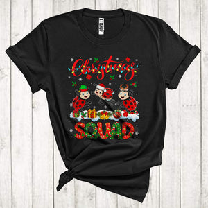 MacnyStore - Christmas Squad Awesome ELF Reindeer Santa Ladybug Xmas Animal Lover T-Shirt