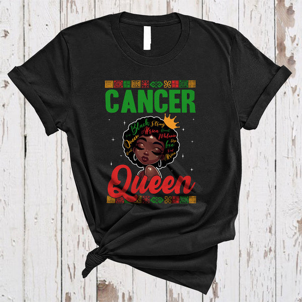 MacnyStore Cancer Queen Amazing Birthday Afro Black African