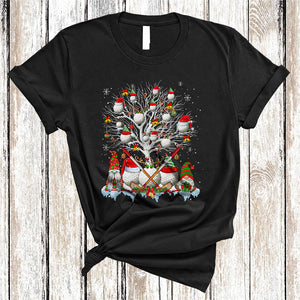 MacnyStore - Golf On Christmas Tree, Amazing Christmas Golf Squad, Matching Sport Player Team X-mas T-Shirt