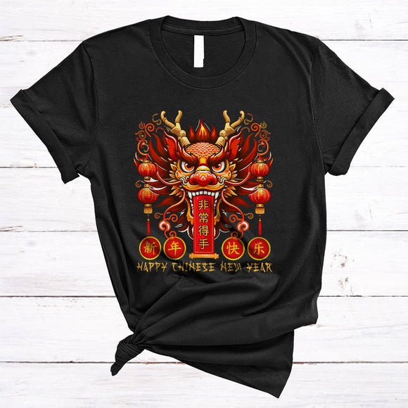 MacnyStore - Happy Chinese New Year, Awesome Lunar New Year 2024 Dragon, Matching Family Group T-Shirt