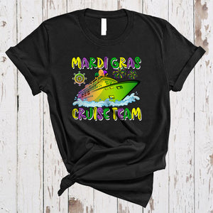 MacnyStore - Mardi Gras Cruise Team, Joyful Mardi Gras Cruise Ship Lover, Matching Trip Family Friends Group T-Shirt