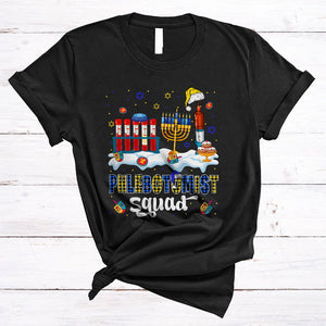 MacnyStore - Phlebotomist Squad, Awesome Plaid Hanukkah Phlebotomist Tools, Matching Chanukah Group T-Shirt