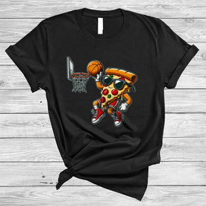 MacnyStore - Pizza Sunglasses Playing Basketball, Joyful Cinco De Mayo Sport Player Food, Mexican Pride T-Shirt